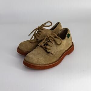 Borelli Tan Oxfords For Boys Lace Up Dress Shoes Size 12.5 GUC